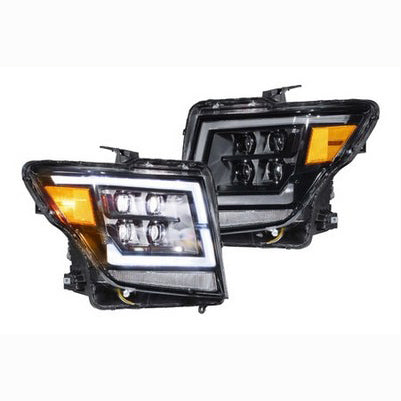 XB LED Headlights: Nissan Titan (16-22) (Pair / ASM)