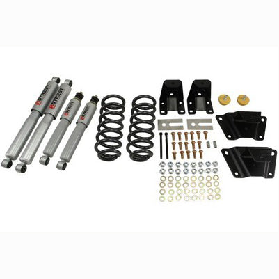 1989-97 Ford Ranger (Std Cab) 2 inch F/4 inch R drop ,Lowering Kit, With Sp Shocks