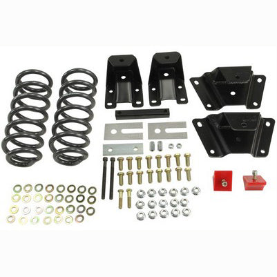 1989-97 Ford Ranger (Ext Cab) 2 inch F/4 inch R drop W/O Shocks Lowering Kit