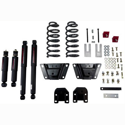 1989-97 Ford Ranger (Ext Cab) 2 inch F/4 inch R drop w/shocks Lowering Kit