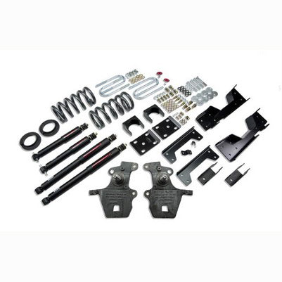 1997-03 F150 2wd (Std/Ext Cab V8 only) 4 or 5 inch Front/6 inch Rear Lowering Kit, With ND2 Shocks