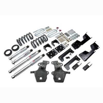 1997-03 F150 2wd (Std/Ext Cab V8 only) 4 or 5 inch Front/6 inch Rear Lowering Kit, With SP Shocks