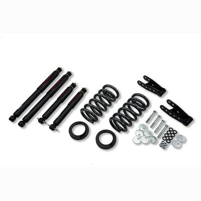 1999-04 Ford Lightning 0 inch or 1 inch F/2 inch R drop w/shocks Lowering Kit