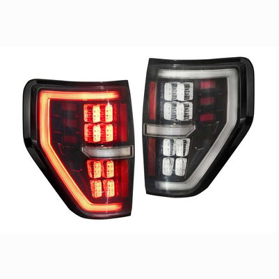 XB LED Tail Lights: Ford F150 (09-14) (Pair / Smoked)