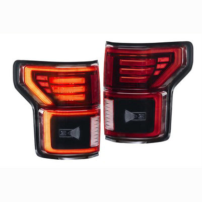 XB LED Tail Lights: Ford F150 (15-20) (Pair / Red)