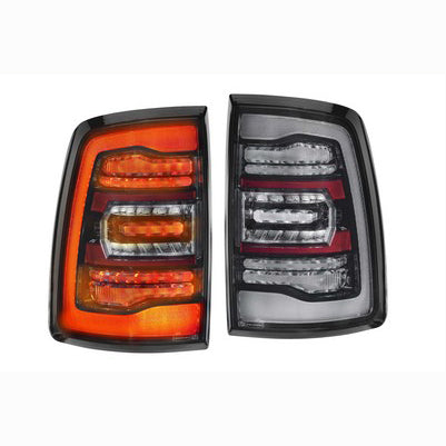 XB LED Tail Lights: Dodge Ram (09-18) (Pair / Smoked) (Gen 2)