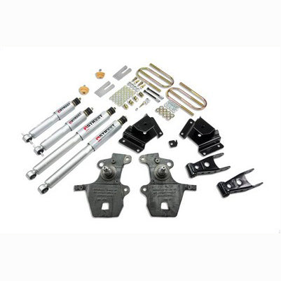 1999-04 Ford Lightning 1997-03 Ford Harley Series 2 inch F/3 inch R drop ,Lowering Kit, With Sp Shocks