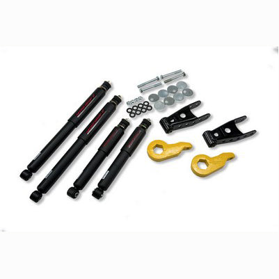 1997-03 F150 4wd 1-3 inch Front/2 inch Rear lowering kit With ND2 Shocks