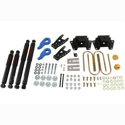 1997-03 F150 4wd 1-3 inch Front/3 inch Rear lowering kit With ND2 Shocks