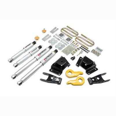 1997-03 F150 4wd 1-3 inch Front/3 inch Rear lowering kit With SP Shocks