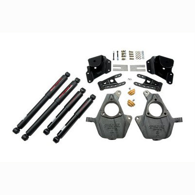 1999-06 Silverado/Sierra (Reg cab SB 2wd/4wd w/Torsion Bar suspension) 2inch F/3 inch R drop w/ND shocks