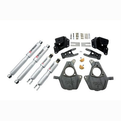 1999-06 Silverado/Sierra (Reg cab SB 2wd/4wd w/Torsion Bar suspension) 2inch F/3 inch R drop, w/SP shocks