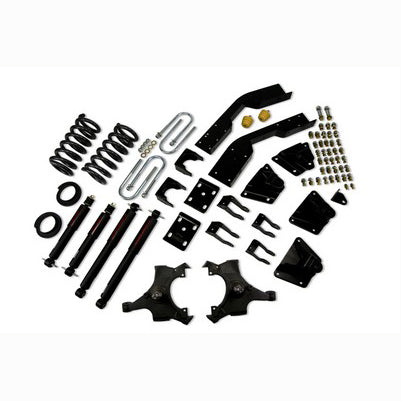 1995-99 Suburban C2500 (6 Lug) 2inch to 5inch F/ 7inch R drop w/shocks