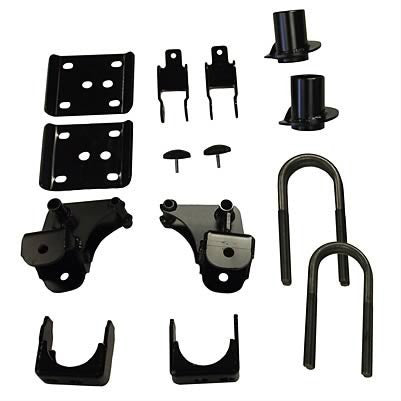2004-08 Ford F150 (All Cabs, 2Wd) 2/4 Inch Drop Kit (Front Coil Relocators, Drop Down Brackets, U-Bolts, Shock Extenders, Bump Stops)