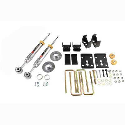 2009-13 F150 2wd Ext/Crew cab short bed 0-3 inch Front/5.5 inch Rear lowering kit w/o shocks