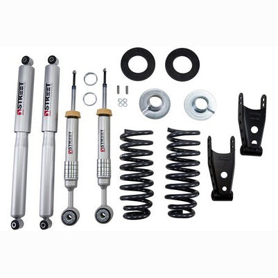 2009-13 F150 2wd Short Bed 2 or 3 inch Front/2 inch Rear lowering kit with SP shocks