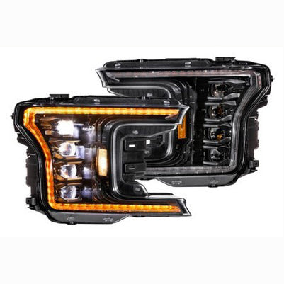 XB LED Headlights: Ford F150 (18-20) (Pair / ASM Amber DRL) (Gen 2)