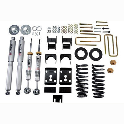 2009-13 F150 2wd Std Cab Short Bed 2 or 3 inch Front/4inch Rear lowering kit with SP shocks