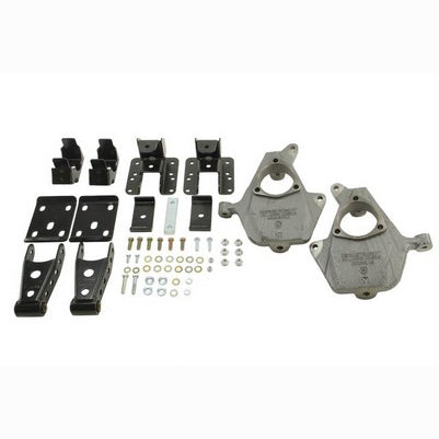 2014-18 Silverado/Sierra 1500 (4wd, reg/ext/crew cab, cast steel control arms) 2 Front/4 Rear lowering W/O Shocks