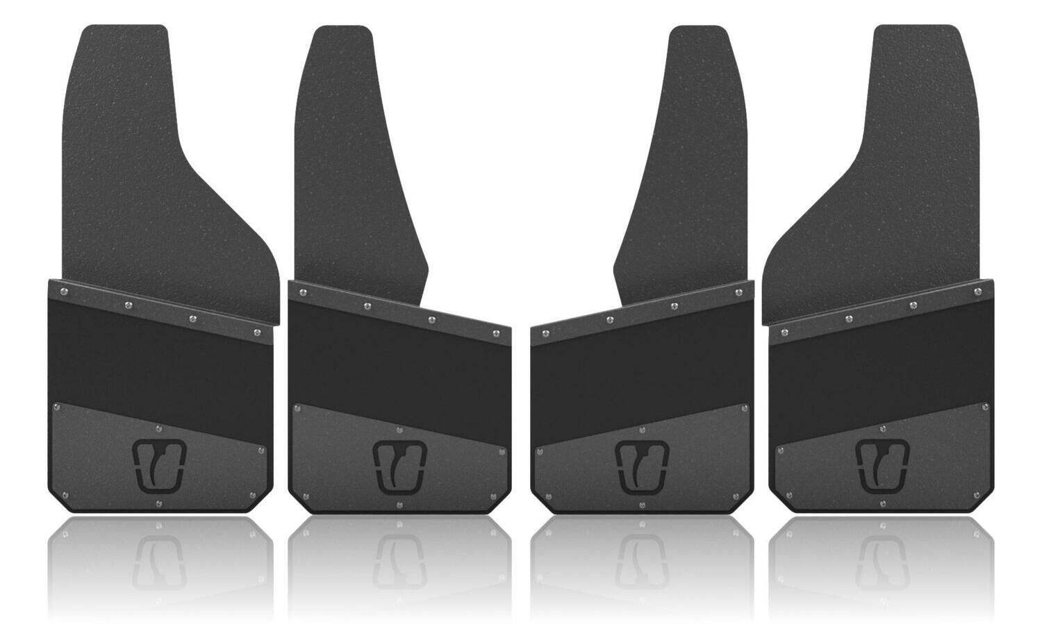 Universal Standard Height Kickback Mudflaps - Set of 4