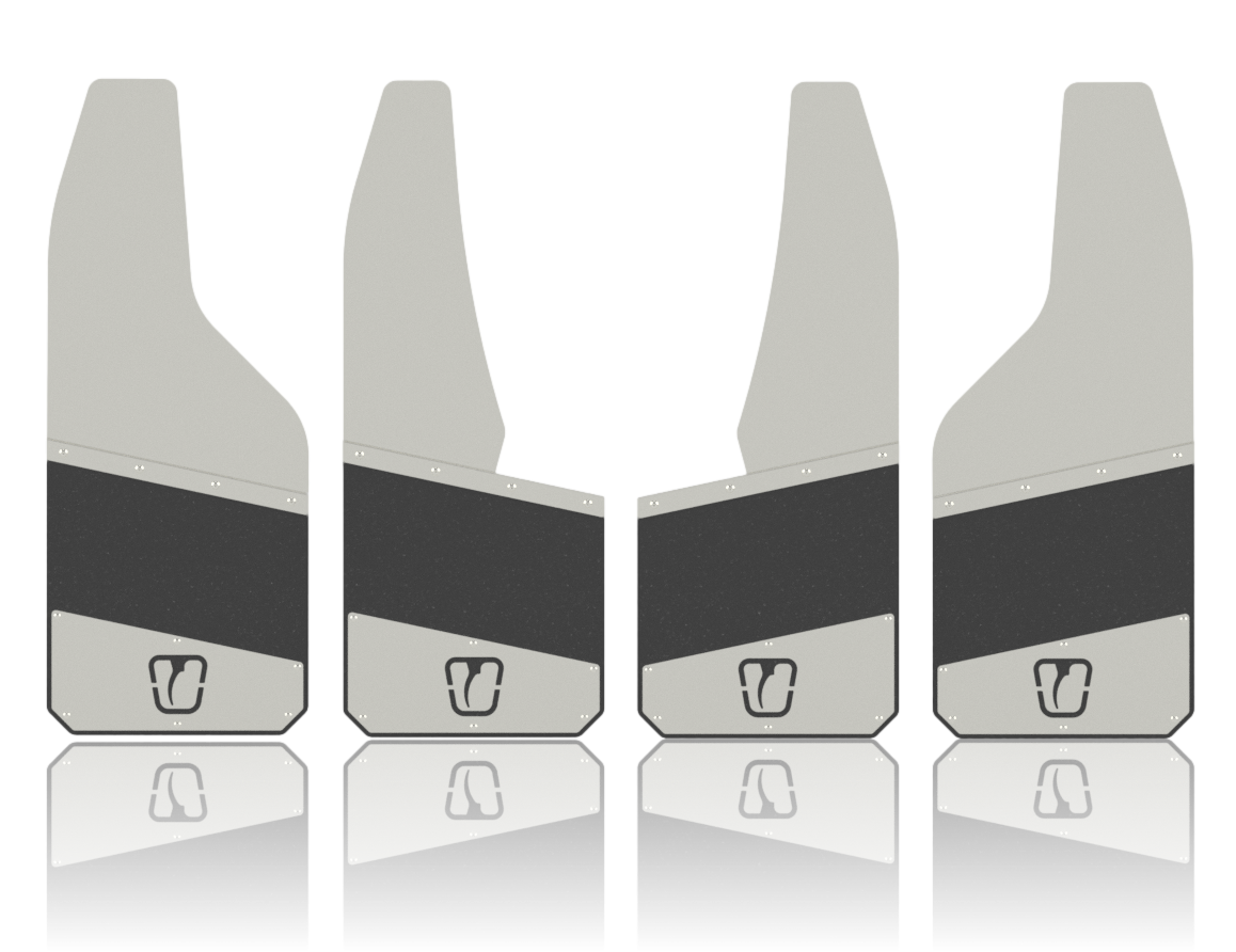 Universal Standard Height Kickback Mudflaps - Set of 4