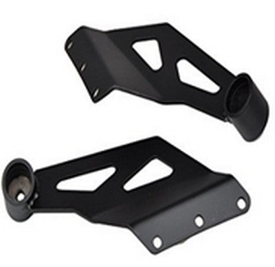 Roof mount light bar brackets for 50 inch straight LED light bars. Fits 2002-2008 Dodge Ram 1500, 2003-09 Ram 2500 3500