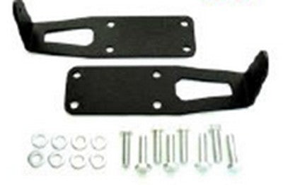 Mounting brackets for a 20 inch Dual Row LED Light Bar Hidden Bumper mount. 2010-2018 Dodge Ram 2500 3500