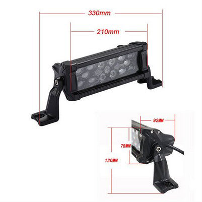 8.5 inch Triple Beam LED Light Bar, 45 Watts, 2700 Lumens