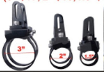 LED light bar mounts, pair. Clamp on style for 1.5 inch tube