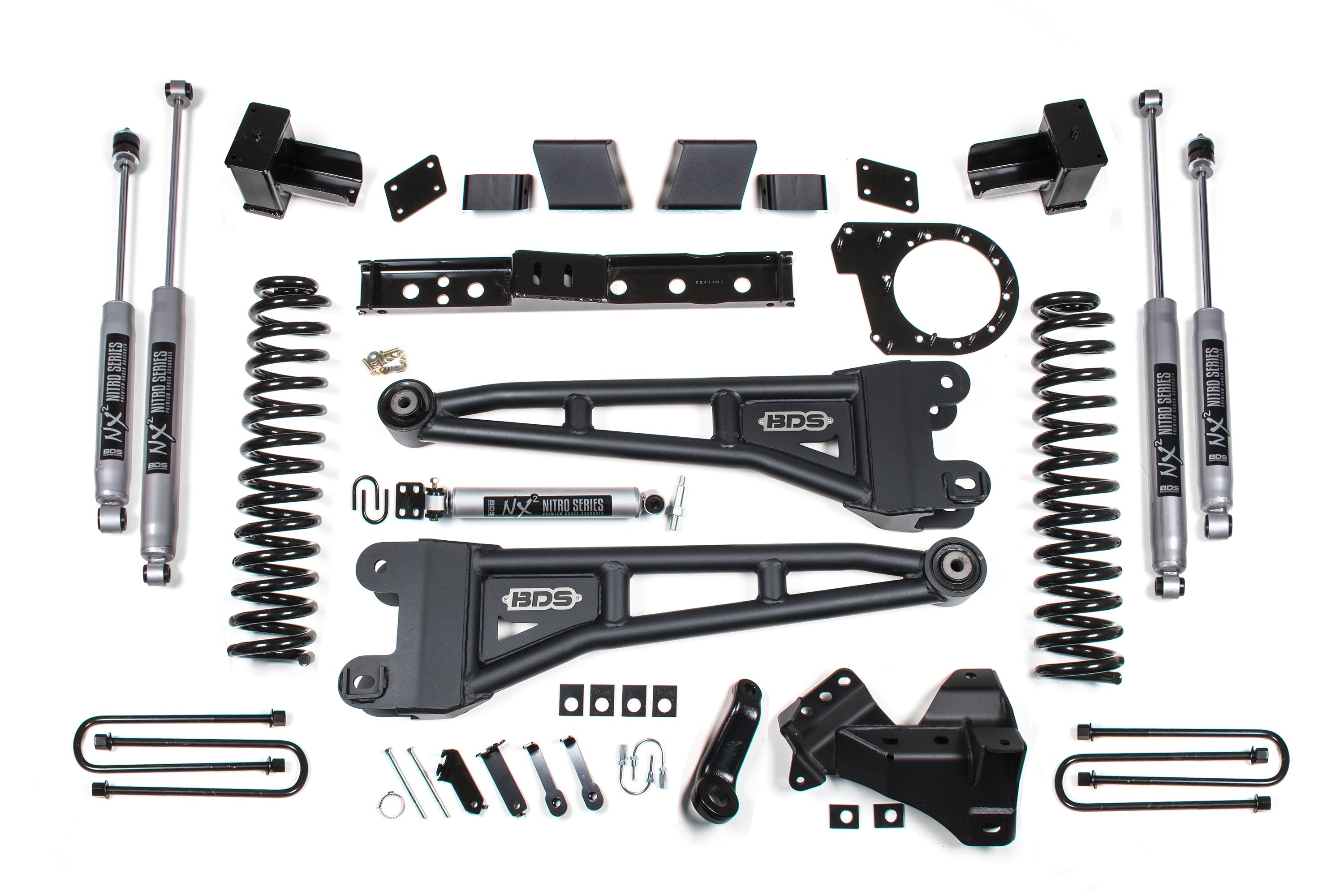 2020-22 F350 Dually 6 inch Radius Arm Suspension Lift kit, Rear Block, NX2
