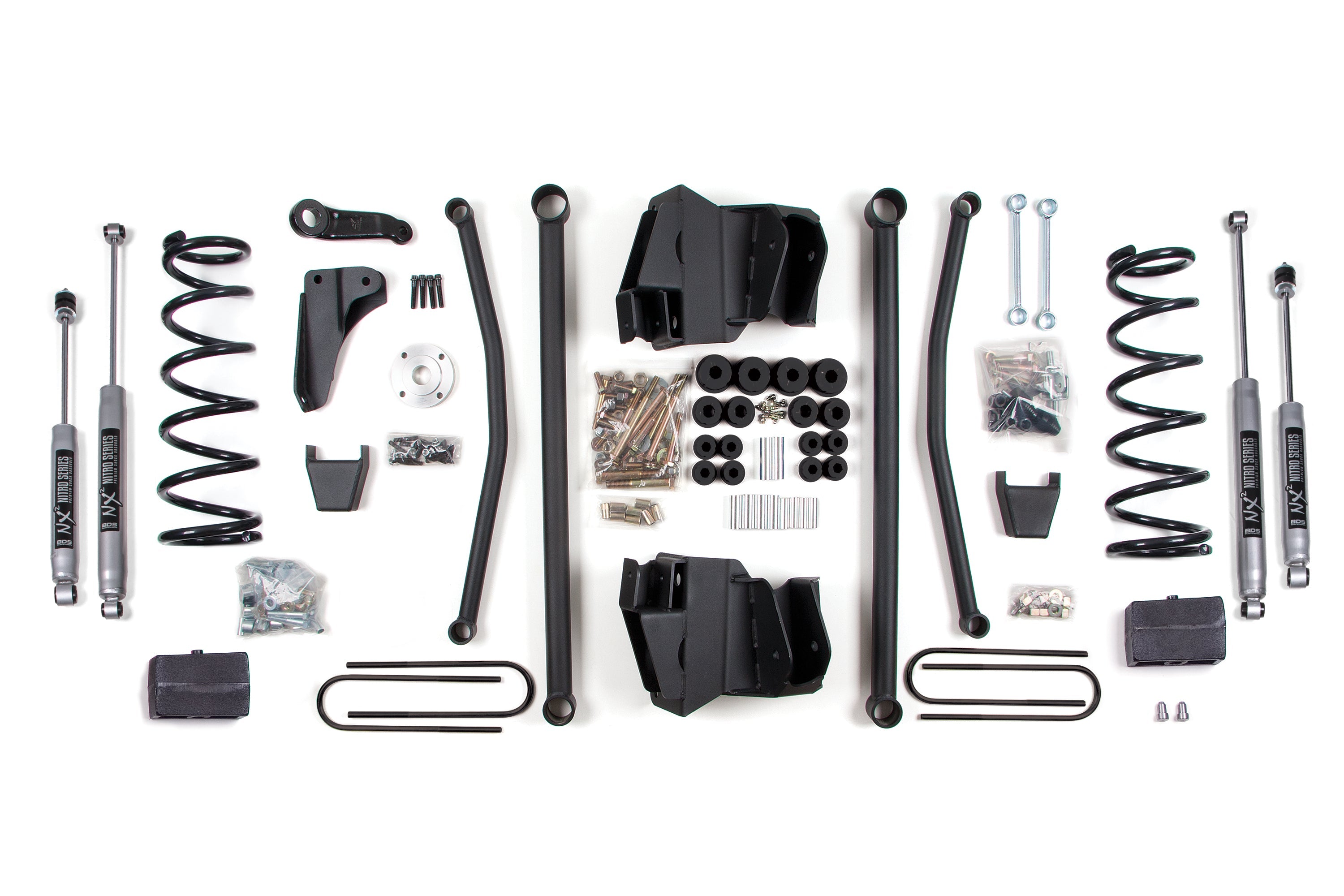 2003-07 Dodge Ram 2500/3500 Diesel 8/5 Long Arm Lift kit w/rear Block w/4 inch rear axle
