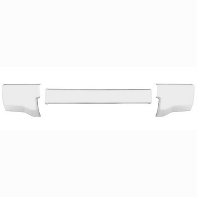 2014-15 Silverado 1500 Front BumperShellz, Gloss White, w/o snsr w/o fogs