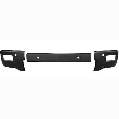 2014-15 Silverado 1500 Front BumperShellz, Gloss Black, w/snsr w/fogs