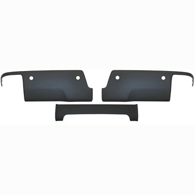 2014-18 Silverado/Sierra Rear BumperShellz, Matte Black, w/ sensor holes
