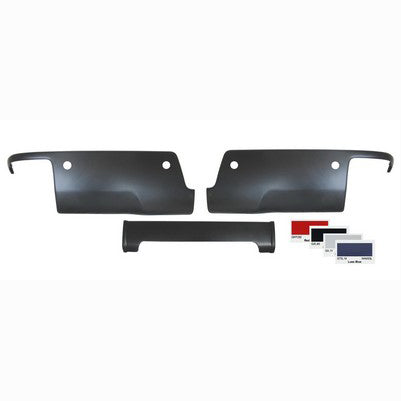 2014-18 Silverado/Sierra Rear BumperShellz - Armor Coated ABS, w/ sensor holes