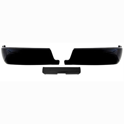 2009-18 Ram Rear BumperShellz, Gloss Black, single exhaust, w/o sensor holes