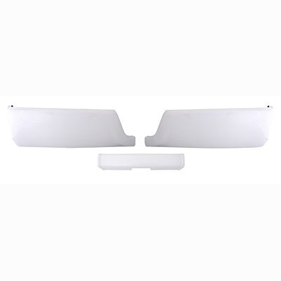 2009-18 Ram Rear BumperShellz, Gloss White, single exhaust, w/o sensor holes