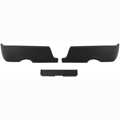 2009-18 Ram Rear BumperShellz, Matte Black, dual exhaust,w/o sensor holes