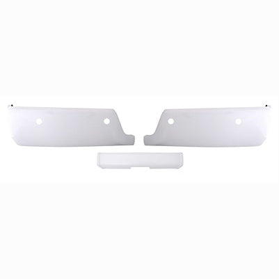 2009-18 Ram Rear BumperShellz, Gloss White, single exhaust, w/ sensor holes
