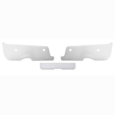 2009-18 Ram Rear BumperShellz, Gloss White, dual exhaust, w/ sensor holes