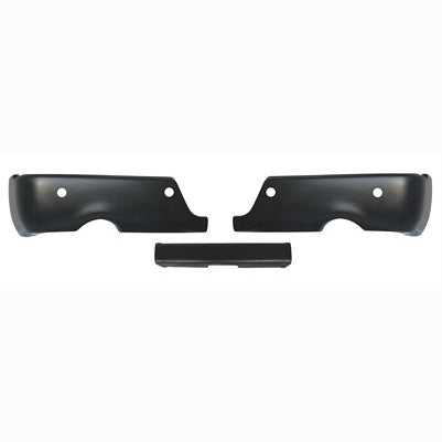 2009-18 Ram Rear BumperShellz - Paintable ABS, dual exhaust, w/ sensor holes