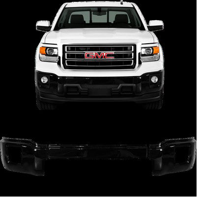2014-15 Sierra 1500 Front BumperShellz, Gloss Black, w/o snsr w/ fogs