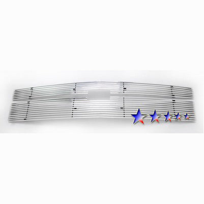 2014-2015 Chevy Silverado 1500 Main Upper Bolt Over Black Powder Coated Aluminum Main Upper Grille, Only For Z71 Model