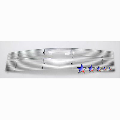 2014-2015 Chevy Silverado 1500 Main Upper Bolt Over Black Powder Coated Aluminum Main Upper Grille, Not For Z71 Model