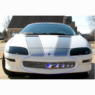 1993-97 Chevy Camaro Main Upper Grille, Stainless Steel, Polished