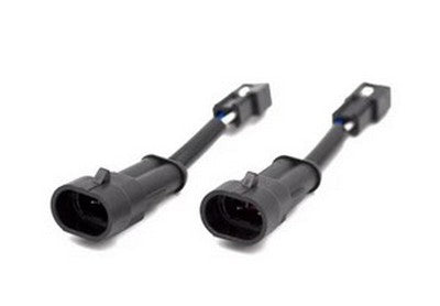 Moving bulb conversion harness, converts rectangle harness to oval bulb socket