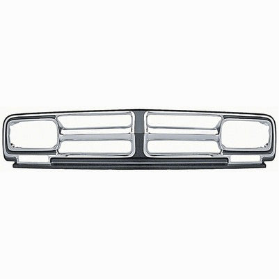 Grille - Chrome - 71-72 GMC Truck Blazer Suburban
