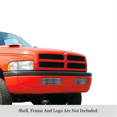 1994-01 Dodge Pickup Ram Not For Sport Lower Bumper Grille, Stainless Steel, Polished Not For Sport