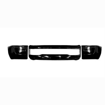 2017-19 F250/F350 Front Bumper Shellz, 3 pc set, w/o Fog Lamps, Matte Black