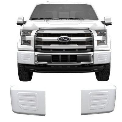 2015-17 F150 Front BumperShellz (Side Covers)– Armor Coated ABS, w/o Fog Lamps